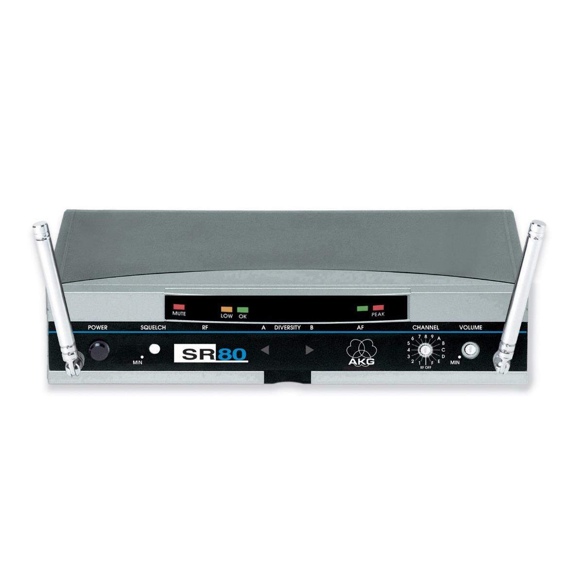 RECEPTOR AKG UHF     MOD. SR80