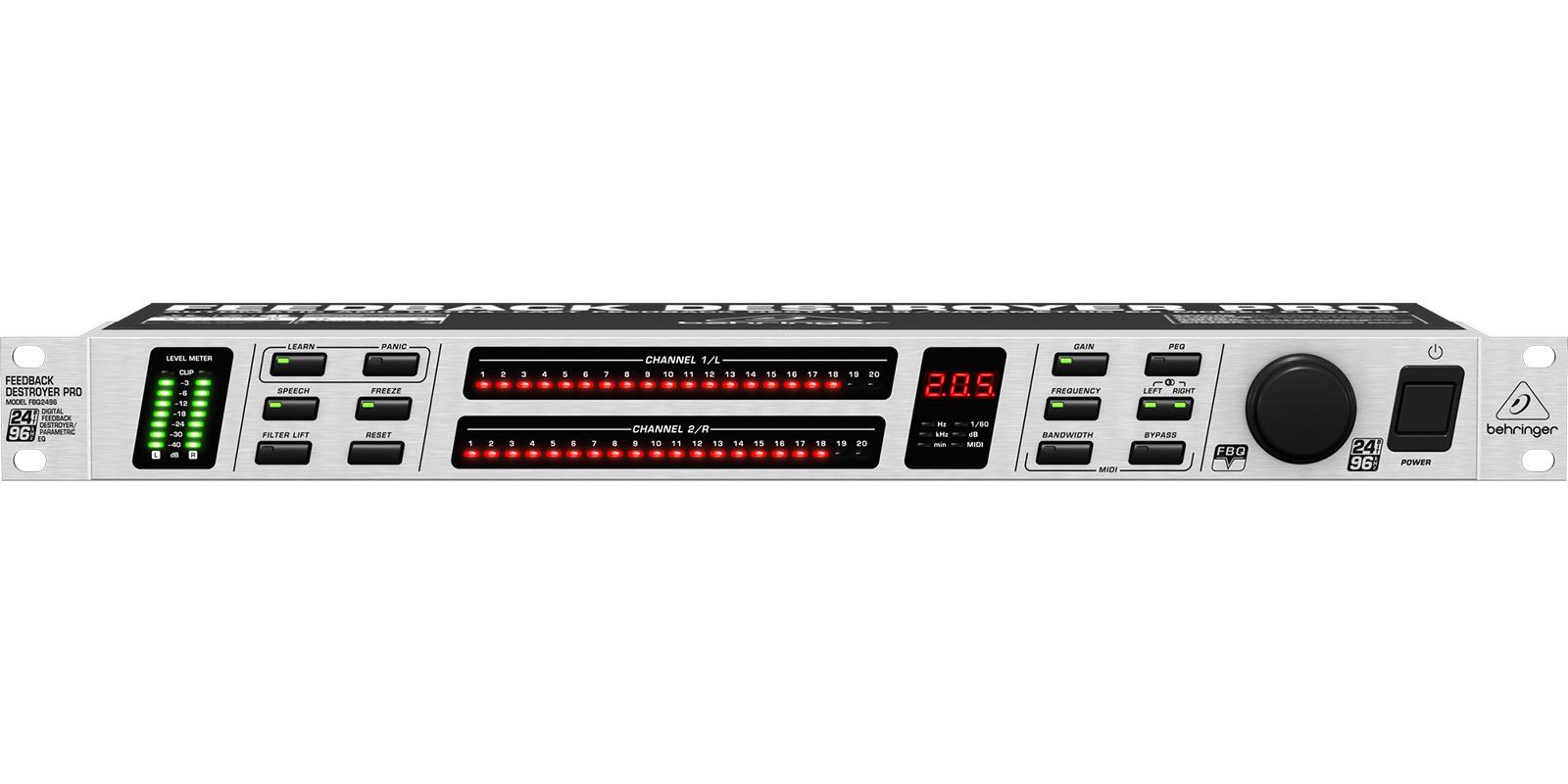 PROCESADOR BEHRINGER  MOD. FBQ2496