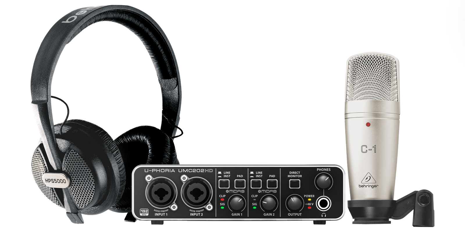 SISTEMA BEHRINGER GRAB. U-PHORIA STUDIO PRO