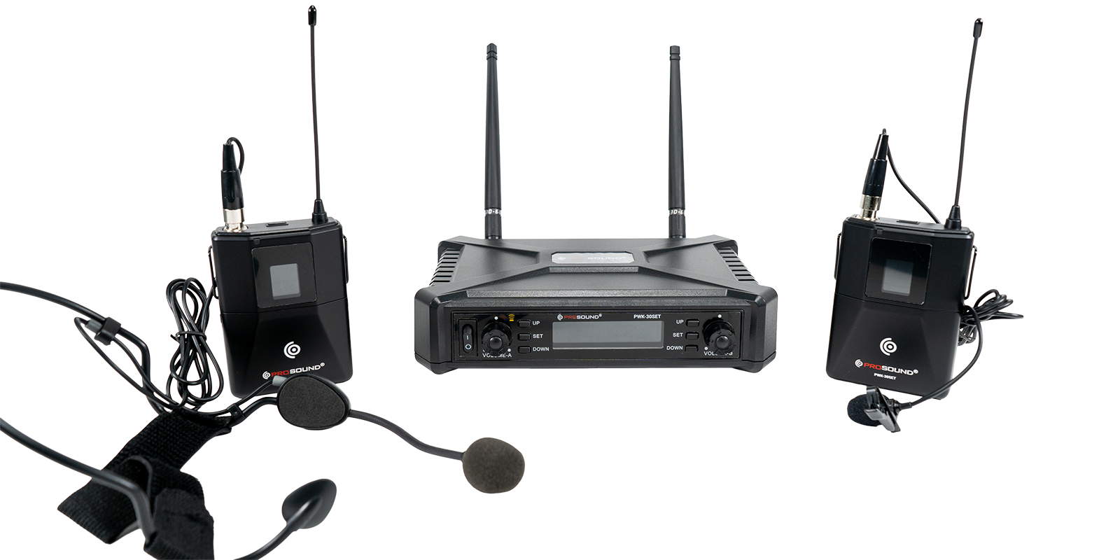 MICROFONO PROSOUND INALAMBRICO MOD. PWK-30SET