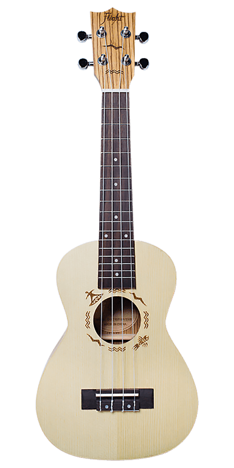 UKELELE FLIGHT CONCIERTO DUC325 SP/ZEB