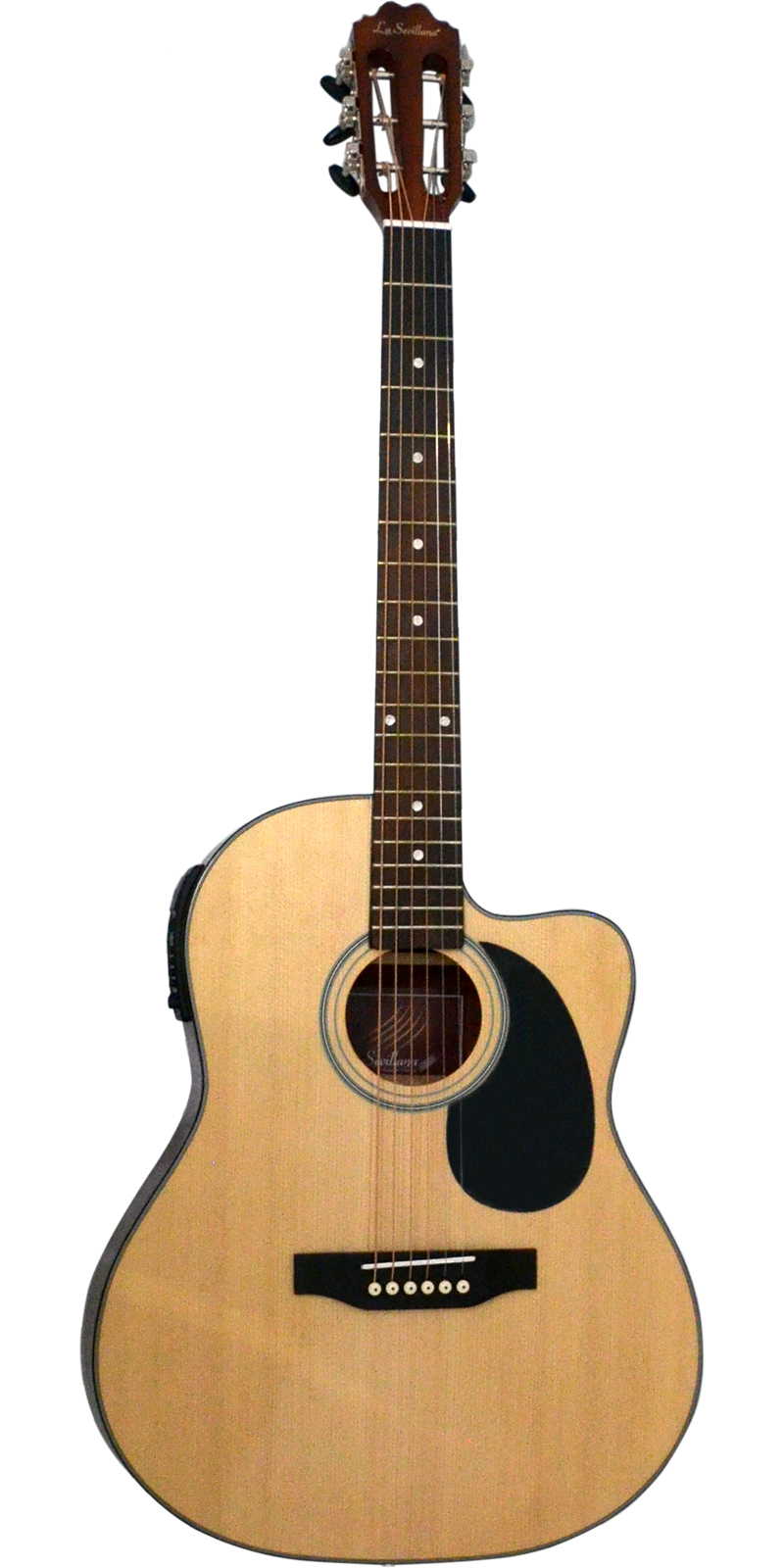 GUITARRA LA SEVILLANA E/AC UN-3CEQ STEEL