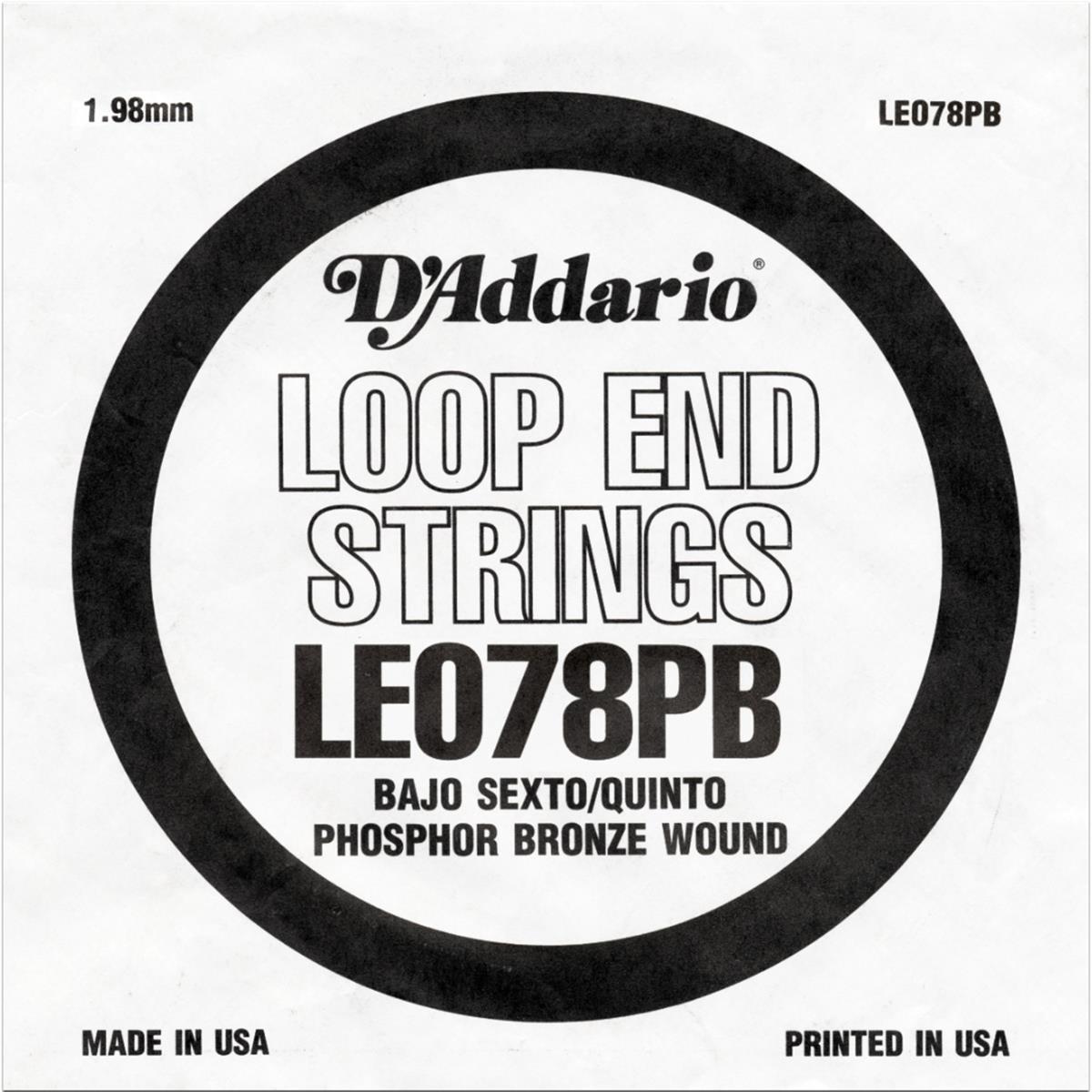 CUERDAS D ADDARIO MOD. LE078PB