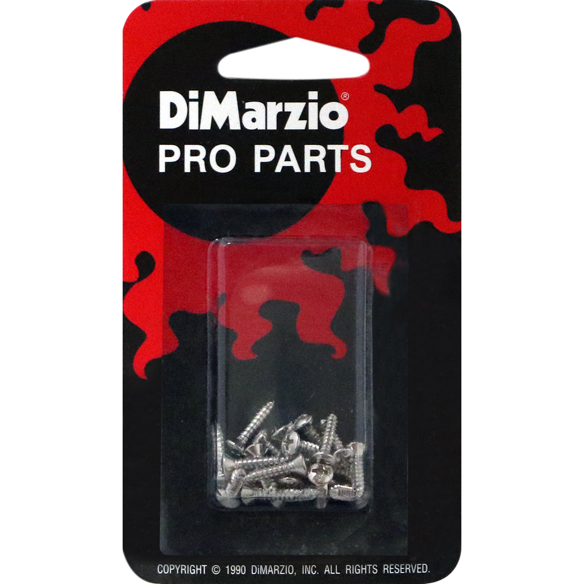 TORNILLOS DIMARZIO MICA FRONTAL Y TRASERA CROMADO