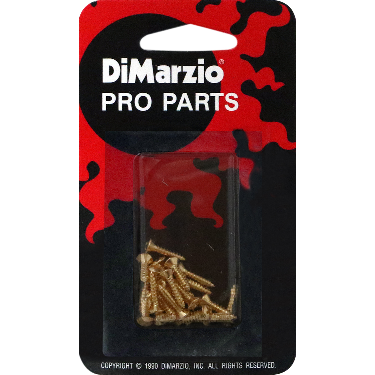 TORNILLOS DIMARZIO MICA FRONTAL Y TRASERA DORADOS