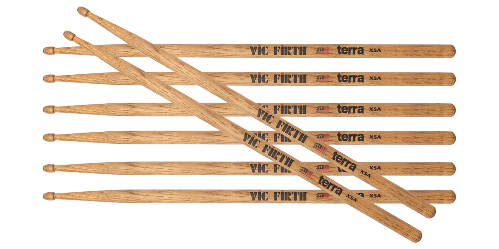 BAQUETAS VIC FIRTH TERRA MOD. PX5AT4PK